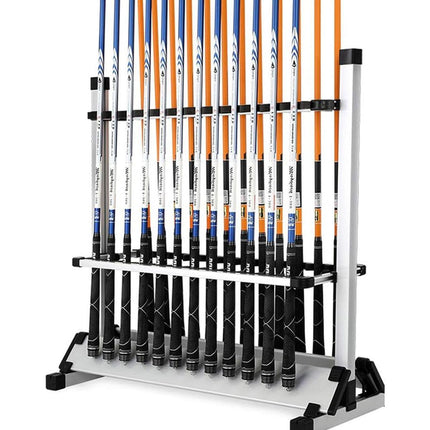 12/24 Hole Multi Functional Fishing Rod Holder Storage Rack Display Organizer