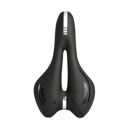 Gel Hollow Bike Saddle 28 x 14.5cm Black Comfort Seat