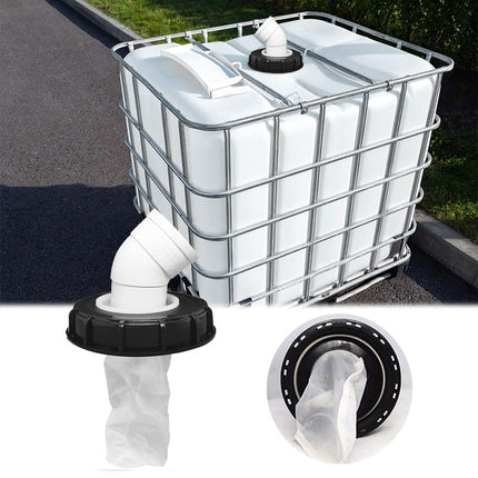 Plastic Drum Cover Filter Lid Cap Ton Barrel Cover Universal Threaded Seal Top