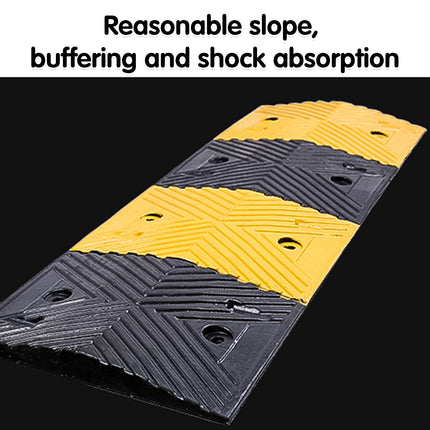 Rubber Speed Bump Car Parking Speed Bumper Heavy Duty Wear-Resistance Durable