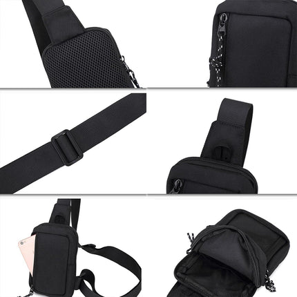 Mini Chest Bag Crossbody Bag Oxford Fabric Material Daily Casual Shopping Travel