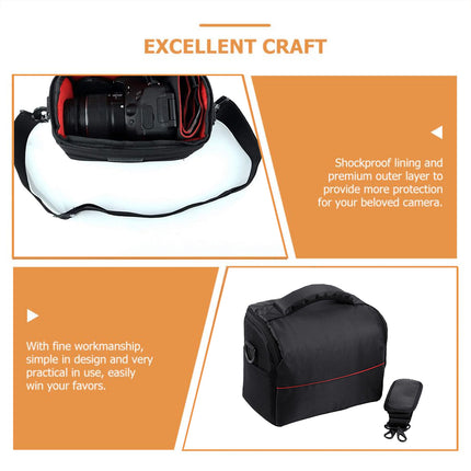 Handheld Outdoor Portable Camera Bag Water Resistant DSLR Lens Tripod Storage