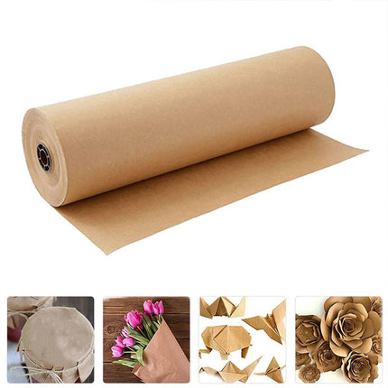 Brown Kraft Paper Rolls 5pcs Gift Wrapping Decoration Packaging Craft Sheets