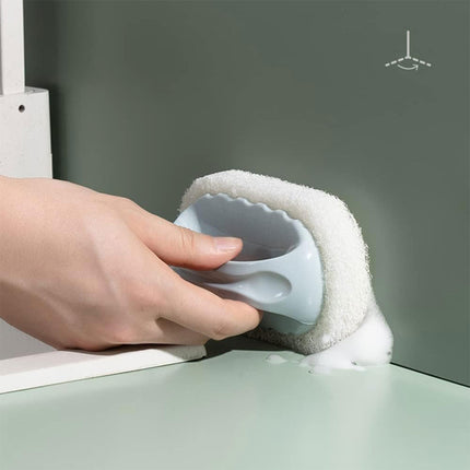 3PCS Cleaning Brushes Set Tile Kitchen Scrub Brushes Sponge Eraser For Home Use
