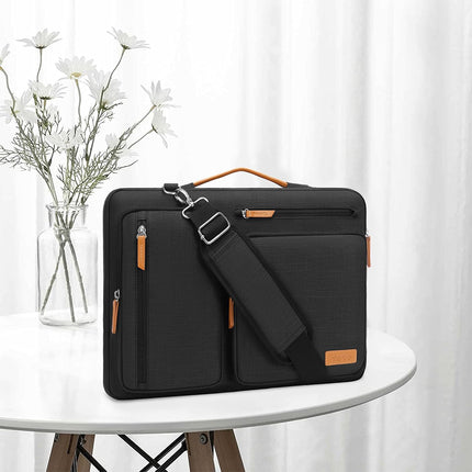 Portable Laptop Bag Shoulder Messenger Bag for Men Women Business Work Travel