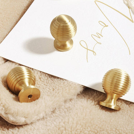 Round Ball Cabinet Handle Single Hole Modern Pull for Drawer Wardrobe Cupboard