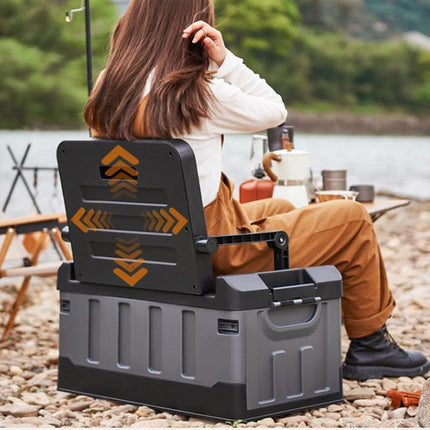 Folding Storage Box Large Capacity Organizer Collapsible Container for Home Use