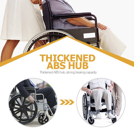 4 PCS Wheelchair Front Wheel Accessory With Bearing Wear Resistant Durable