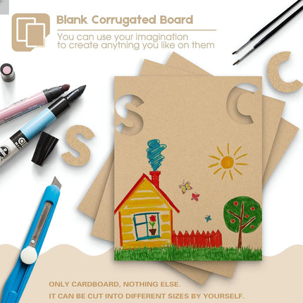 20PCS Cardboard Shipping Box Packaging Corrugated Mailer Board Sturdy Durable