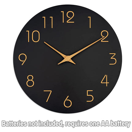 12 Inch Digital Wall Clock Simple Hanging Watch for Living Room Home Decoration