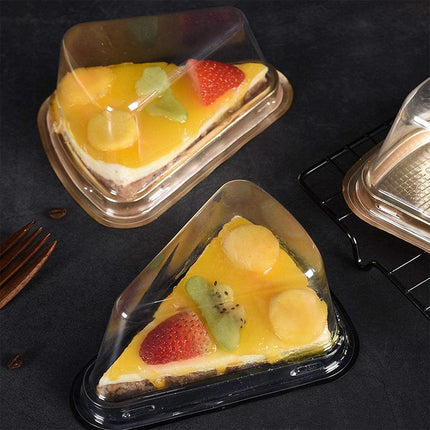 100pcs Triangle Cake Boxes for Bakery Packaging Pastry Gift Boxes for Parties