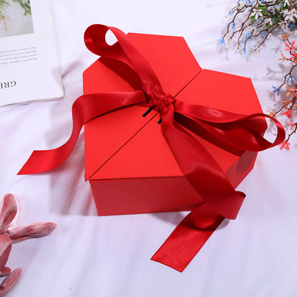 Gift Box Empty Love Birthday Box for Presents Decorative Packaging for Gifts