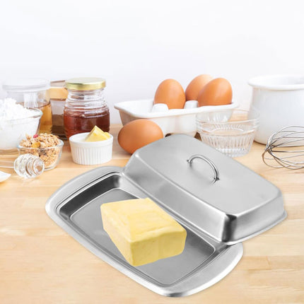 Butter Box Stainless Steel Food Safe Kitchen Cheese Bread Pastry Snack Box Use