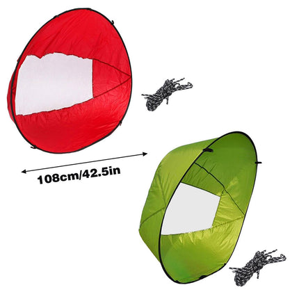 Portable Boat Sail Kayak Sail Folding Nautical Sailing Accessory Water Sports