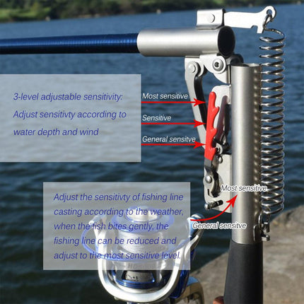 Self Ejecting Sea Fishing Rod Spring Auto Long Casting Pole Durable Fishing Gear
