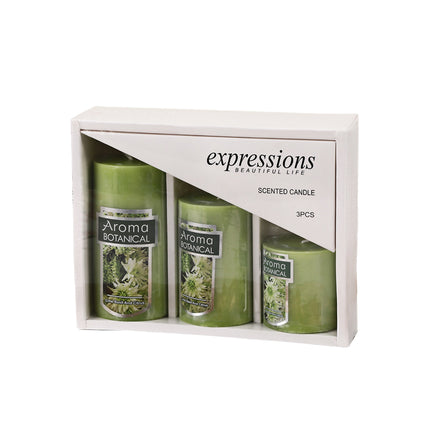 Classic Simple Cylindrical Scented Candles for Home Use Aromatherapy Decoration