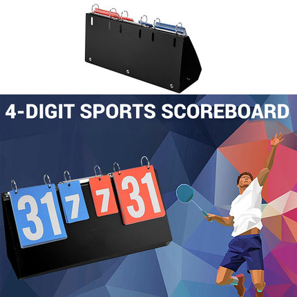 Multi-Function Foldable Detachable Scoreboard for Sports Games Training Matches