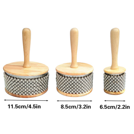 Orff Percussion Instrument Cabasa Handheld Rhythm Cabasa Music Shaker Tool
