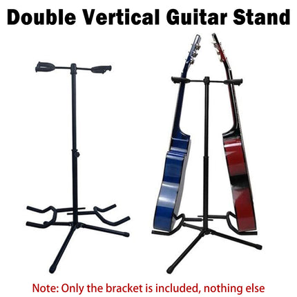 2/3Head Guitar Stand with Height Adjustment Foldable Holder Guitar Stand Bass
