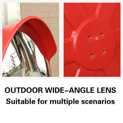 80cm Outdoor Convex Traffic Mirror Wide Angle Blind Spot Driveway Warehouse