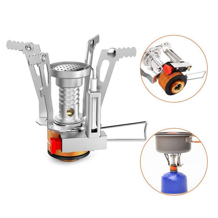 Outdoor Mini Stove Head Portable for Hiking Picnic High Efficiency Cooking