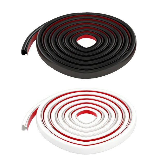 Door Window Seal Strip Self Adhesive 6M 2Colours Windproof Soundproof Dustproof