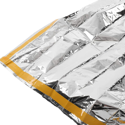 2PCS Outdoor Emergency Survival Sleeping Bag Blanket Keep Warm Reflection