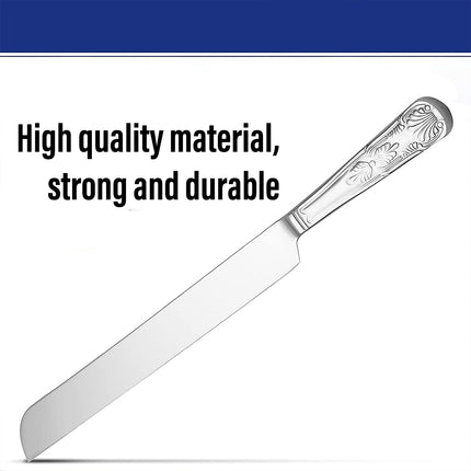 Stainless Steel Cake Knife Scoop Baking Tools Dessert Cutter Server Utensils