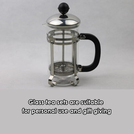 350ml 600ml Stainless Steel Glass French Press Coffee Tea Maker for Home Office