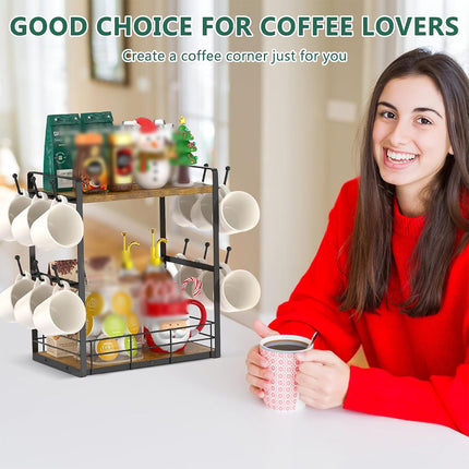 Multi-Functional Home Desktop Spice Storage Rack Kitchen Organizer Space-Saving