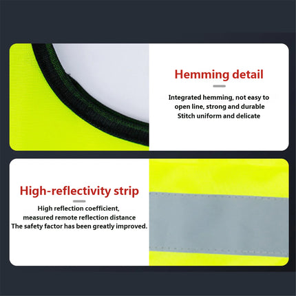 Reflective Safety Vest Breathable High Visibility Durable for Road Construction