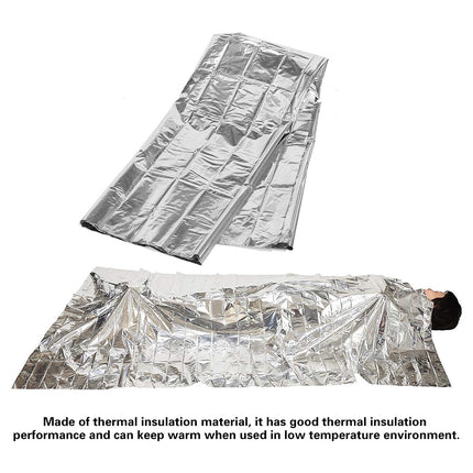 5PCS Outdoor Portable Emergency Thermal Blanket Waterproof Keep Warm Reflection