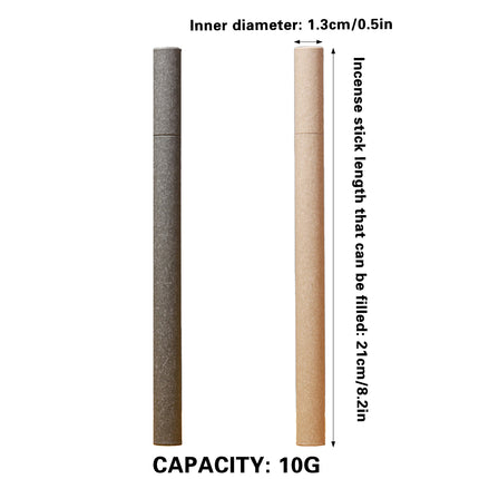 20PCS Incense Paper Tubes 10g Capacity 2 Colours Durable Thickness Material