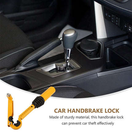 Car Gear Lock Handbrake Lock Anti Theft Device Steering Security Accessories