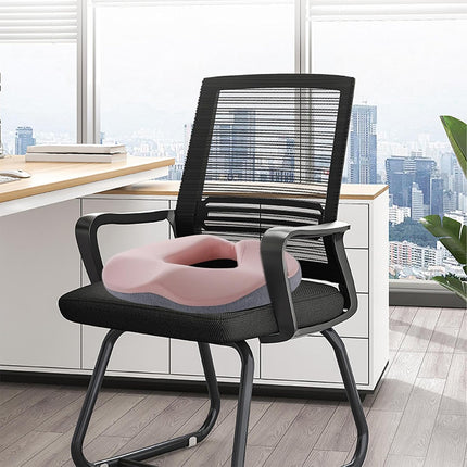 Memory Foam Ergonomic Seat Cushion for Long Sitting Office Home Car Chair