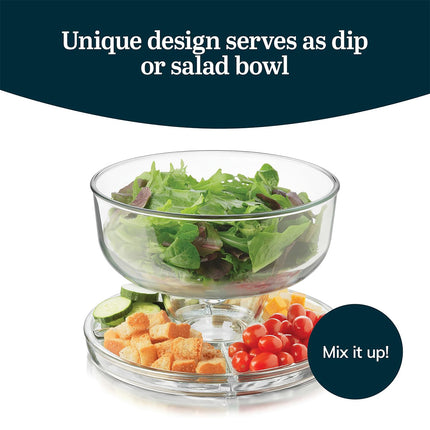 Multi Function Minimalist Cake Stand Salad Bowl Fruit Platter For Picnic Party