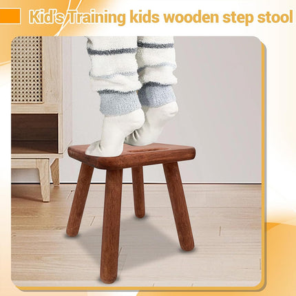 Home Solid Wood Small Bench Shoe Bench Compact Design for Entryway Living Room