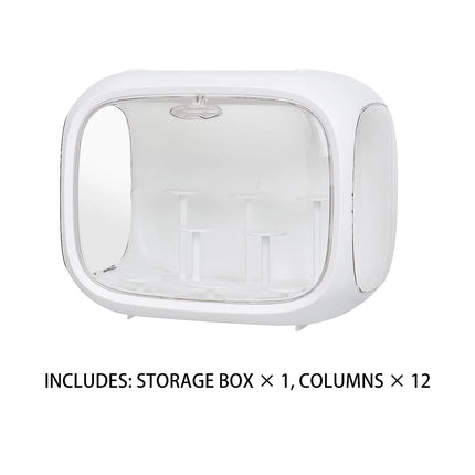 Doll Storage Box Display Rack Space Capsule For Doll Collection Organization