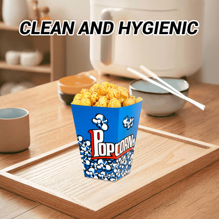 Popcorn Box Snack Box Fries Box Disposable Food Container For Fast Food Takeaway