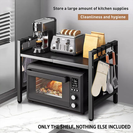Retractable Home Double Layer Oven Rack Heat Resistant Durable Space Saving