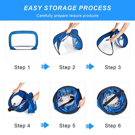 Portable Foldable Soccer Goal Net for Outdoor Backyard Football Games