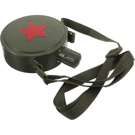 Outdoor Red Five Star Water Bottle Portable Camping Hiking Travel Water Bottle