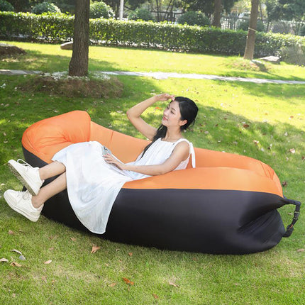 Inflatable Sofa Outdoor Portable Air Lounge Camping Foldable Couch Lightweight