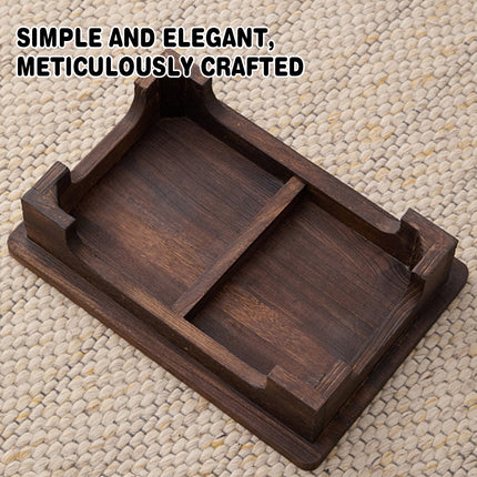 Solid Wood Low Tatami Coffee Table 50cm Japanese Floor Tea Table for Bay Window