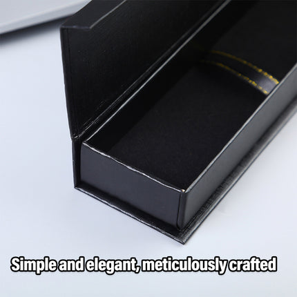 10pcs Black Clamshell Pen Box Gift Case Packaging for Pen Storage and Display