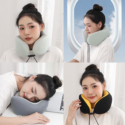 Memory Foam U Shaped Neck Pillow Travel Portable Office Nap Support Pillow