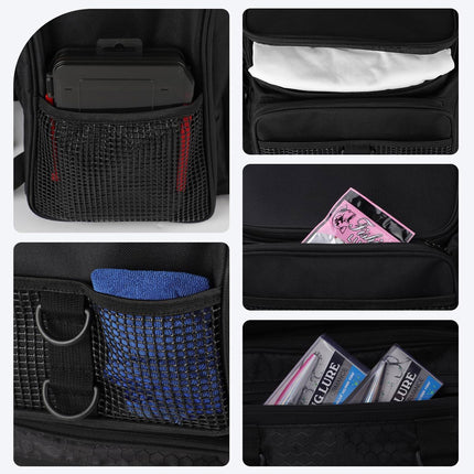 Fishing Backpack Outdoor Gear Bag Multi Pocket Camouflage Storage Bag Waterproof