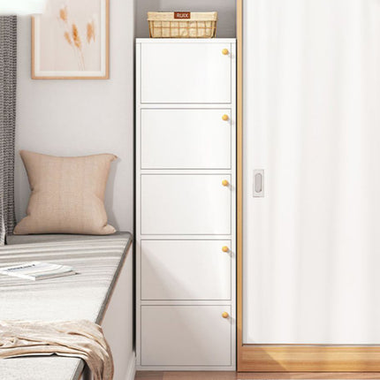 Entryway Narrow Shoe Cabinet Space Saving Hallway Organizer For Front Door