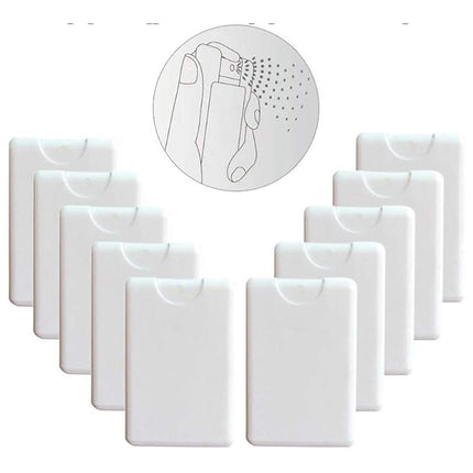 100PCS Perfume Card 20ML Portable Square Spray Bottle Refillable Scent Container