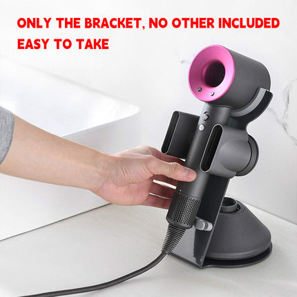 Freestanding Dyson Hair Dryer Holder Punch-Free Stand with Storage Slots